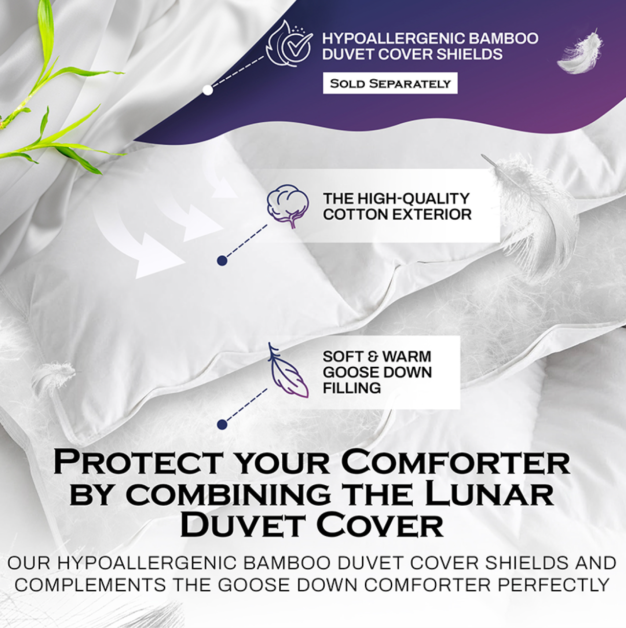 Lunar - Ethical Goose Down Comforter